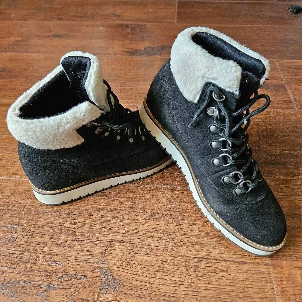 White Mountain Cozy Faux Shearling Booties